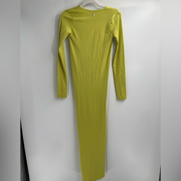 Simon Miller Stretch Kiwi Xema V-Neck Long Sleeve Dress Size Xs/small - Picture 8 of 12